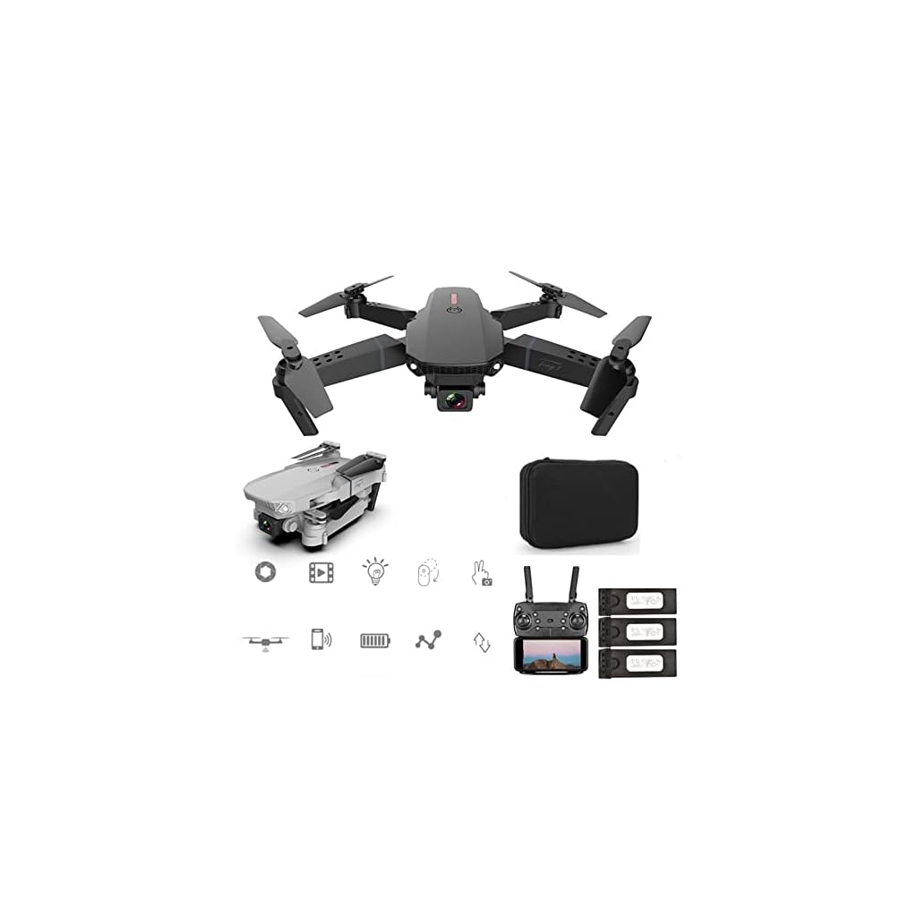 Remote-Control-Drones-with-Camera-1080p-HD-FPV-for-Kids-One-Key-Start-Speed-Adjustment-Flying-Toys-with-Altitude-Hold-Headless-Mode-for-Boys-Girls-Cool-Stuff-Electronics-Black