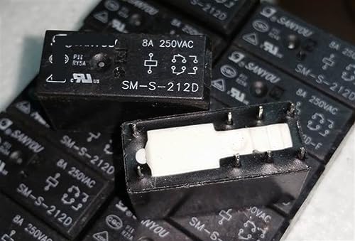 Relé SM-S-212D 12V 8A interruptor de circuito electromecánico mini