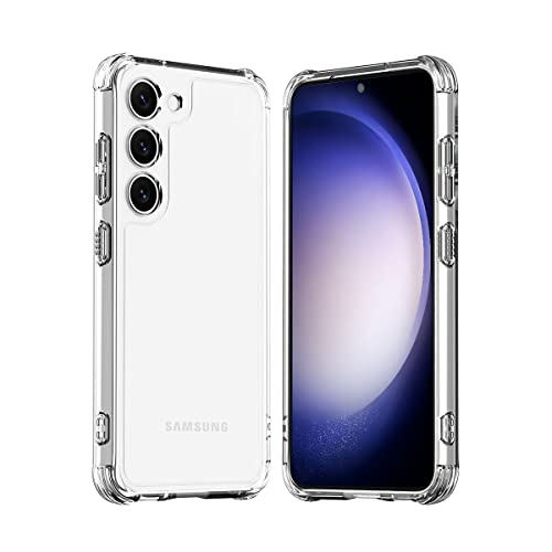 Araree Galaxy S23 Compatible Case, Soft Clear Cover, Scratch Resistant, Self-Healing, Thin, Lightweight, Dustproof, Shock Absorption, Compatible with Wireless Charging, Strap Hole, Samsung Galaxy S23