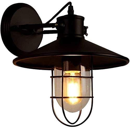 Soporte de luz estilo minimalista para techo y pared en acero inoxidable con rejillas