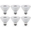 TORCHSTAR PAR30 Short Neck LED Bulb, 8W Equivalent 75W, CRI90+ Dimmable Spot Light Bulbs, UL & Energy Star Listed, Super Bright, 800 Lumens, 3000K Warm White, E26 Medium Screw Base, Pack of 6