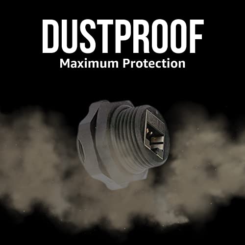 InstallerParts-CAT6-RJ45-Shielded-Industrial-Panel-Mount-Bulkhead-FemaleFemale-Feed-Thru-Coupler-Network-Connectors-Capless