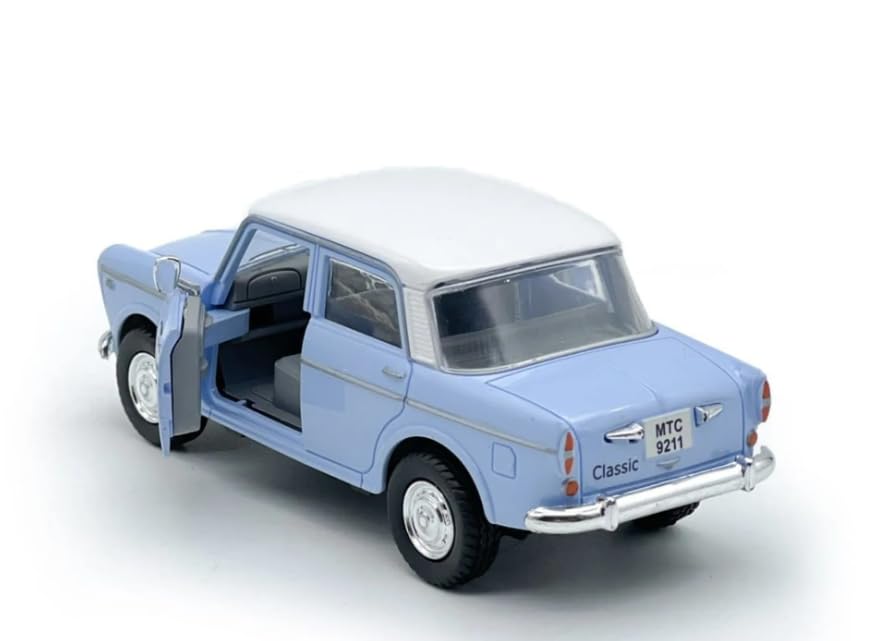 VJMART Queen 70s Toy Car | Premier Padmini Old Model Toy Car | Old Indian Miniature Toy Cars with Openable Doors (Plastic) (Light Blue) (B0CFV8J19G) Amazon Price History, Amazon Price Tracker