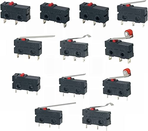 Micro-interrupteurs action à pression 5A à 3 broches pour détection SPDT précise