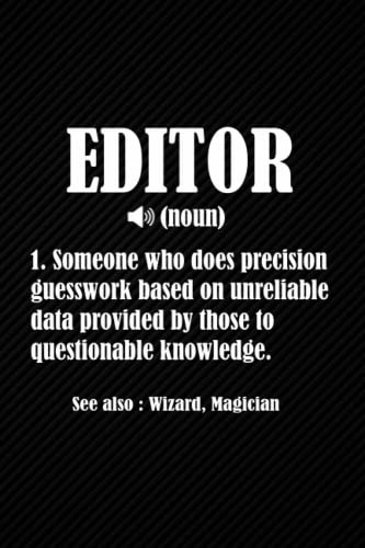 Editor Definition: Blank Lined Journal Notebook Planner - Editor Gifts For Men Editor Gifts For Women Diary