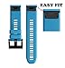 Wearable4U Garmin Fenix 5 Band 22mm Quick Release Easy Fit Silicone Replacement Watch Strap for Garmin Fenix 5 Sapphire, Quatix 5, Quatix 5 Sapphire, Forerunner 935, Approach S60 (Sky Blue)