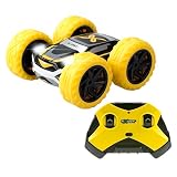 Silverlit - Exost Samochód Terenowy Zdalnie Sterowany 360 Cross Żółty - Bateria Włączona - Jazda na 2 Strony 360° + Światła LED - Prędkość: 12 km/h - Zabawka Dla Dzieci od 5 Lat - 54760