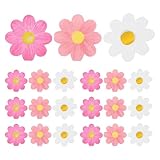 PLAFOPE 60 Unidades Servilletas Papel Decorativas con Motivo Floral Vintage para Fiestas Primaverales Bodas Cumpleaños y Reuniones Diseño Margaritas Rosa y Desechables para Eventos
