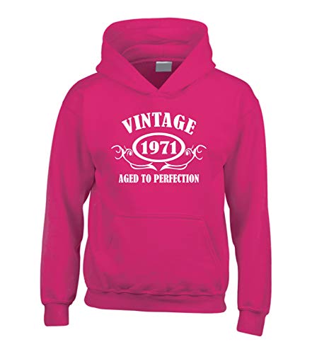 Sweat 1971 vintage rose homme et femme : le cadeau d'anniversaire humour