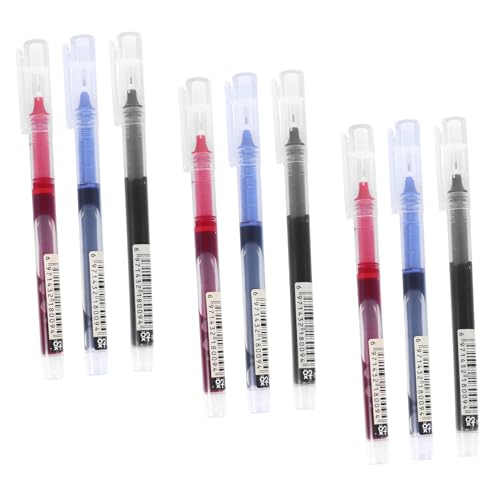 Zerodeko Bolígrafos de Gel de Secado Rápido 0.5mm 9pcs