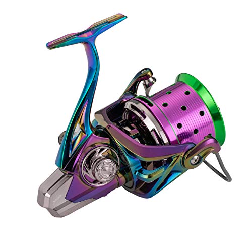Carrete de Pesca Spinning Diwa LS 12000 13 Rodamientos 60 LBS Arrastre Cuerpo de Metal de Aluminio miniatura 3