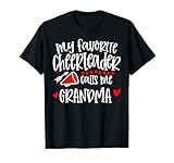 My Favorite Cheerleader Calls Me Grandma Funny Cheerleading T-Shirt