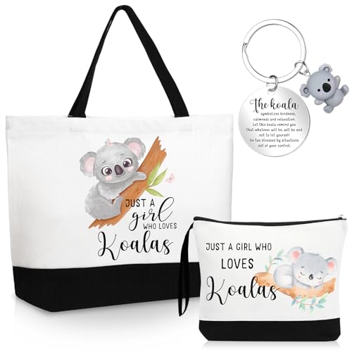 Dansydaisy 3 Pcs Koala Lover Gift for Women Funny Christmas Birthday Gift