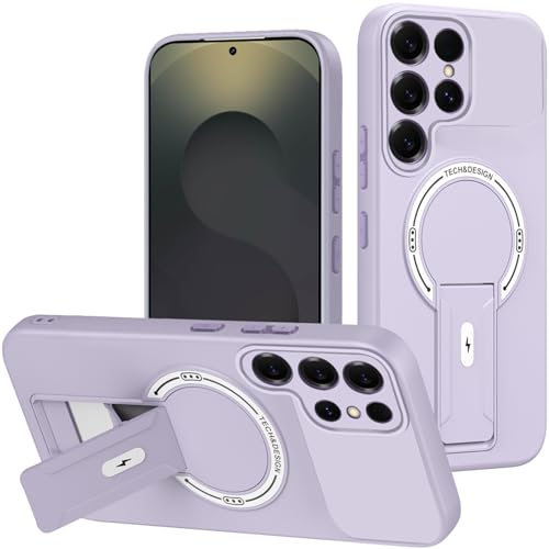 Coque mince Samsung S26 Ultra anti-rayure béquille pour appels mains libres