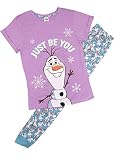 Damen Harry Potter Hogwarts Crest Pyjama Set - Eiskönigin Olaf, 44-46