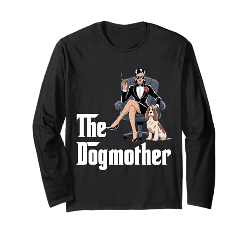 The Dogmother Design - Funny Cocker Spaniel Owner Manga Larga