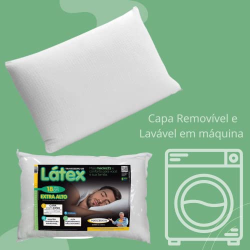 Travesseiro MarcBrayn Látex Extra Alto 18cm - 1010150