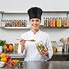 Elegaperma 2 Pcs Black Chefs Hat Adults, Adjustable Elastic Chef Hats, Breathable Kitchen Cooking Chefs Hats for Adults Chef Hats for Men Women Chef Hat #4