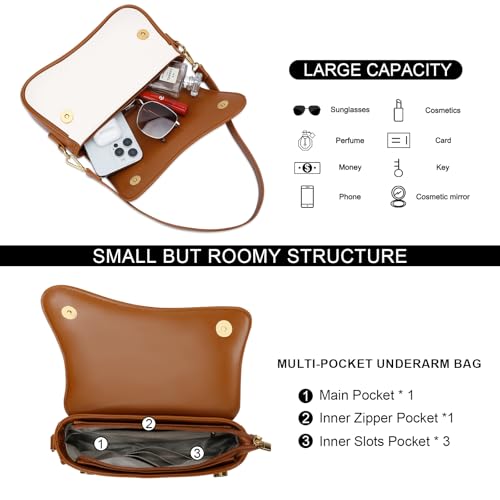 Image of KKXIU Shoulder Bag for Women Small Clutch Purses Cute Hobo Handbag Trendy Underarm Bag