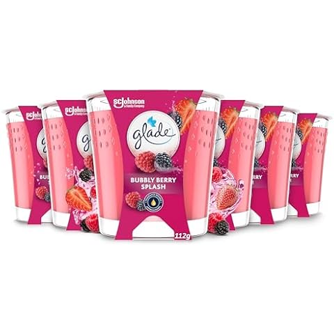 Glade Bubbly Berry Splash Scented Candle Cover