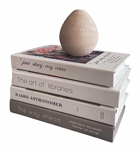 Decorative Books â€“ 4pcs Fashion Book DÃ©cor for Elegant and Refined Homes - Premium Fake Books with No Pages â€“ Lightweight Hardcover Books for DÃ©cor - Decorative Books for Home DÃ©cor