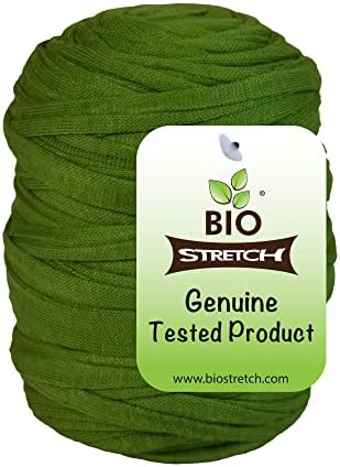 Biostretch Soft Plant Ties for Climbing Plants (Stretchy Olive Green Garden Twine and Plant String - Olive Bio Roll X 1)