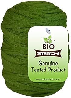 Biostretch Soft Plant Ties for Climbing Plants (Stretchy Olive Green Garden Twine and Plant String - Olive Bio Roll X 1)