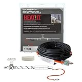HEATIT Self-Regulating Water Pipe Heat Tape for Freeze Protection - Built-in Thermostat Heavy-Duty,