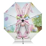 Fonctionnalité automatique : le bouton d'ouverture et de fermeture automatique pratique assure une utilisation rapide et facile, parapluie compact de voyage adapté aux changements météorologiques soudains et à une utilisation sans tracas