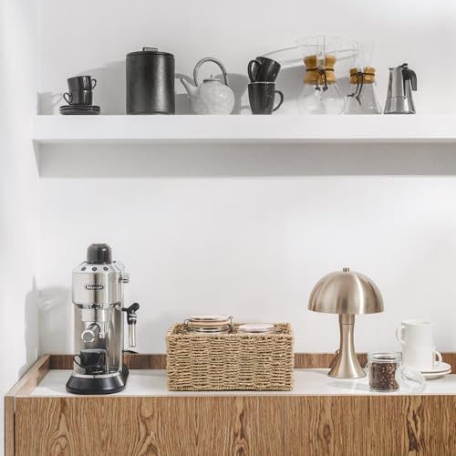 Woodluv Storage Baskets for Shelves, Woven Seagrass Hamper Gift Basket Bathroom, Bedroom, Storage Organiser Toys Shelf Basket, Small - Cosy Home Interiors Woodluv Storage Baskets for Shelves, Woven Seagrass Hamper Gift Basket Bathroom, Bedroom, Storage Organiser Toys Shelf Basket, Small - Image 4