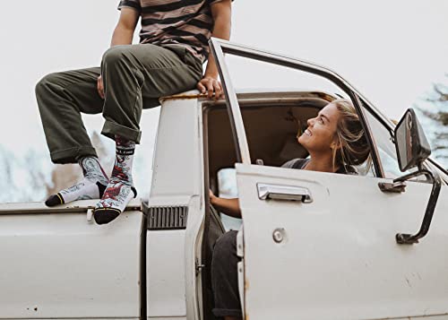 MERGE4 Sublime Bad Fish Crew Socks for Men and Women Quality Durable Socks with Moisture Wicking Soles4