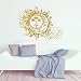 Sonne Und Mond Kunst Wall Decal Crescent Moon Dekor Ethnische Symbol Aufkleber Schlafzimmer Wohnheim Böhmischen Kopfteil Vinyl Aufkleber 57 X 78 Cm