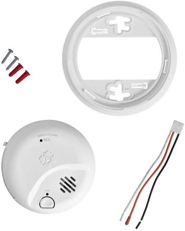 First Alert 10 Year Back Up Hard-Wired w/Battery Back-Up Ionization Smoke and Carbon Monoxide Detect - Image 6