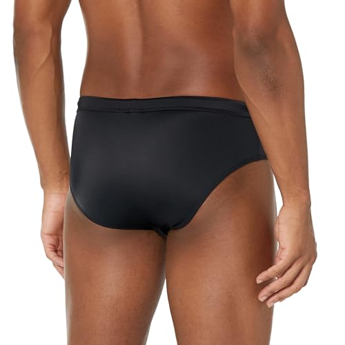 HUGO Men's Standard Script Logo Swim Briefs2