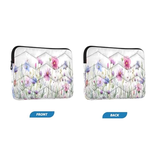 Funda para portátil 13-14 pulgadas impermeable con flores miniatura 2