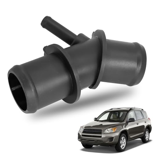MINETPS 165710V020 Upper Radiator Hose Connector Coolant Pipe Adapter Fit for Toyota RAV4 2009 2010 2011 2012 Replace 16571-0V020 16057-36011 1605736011