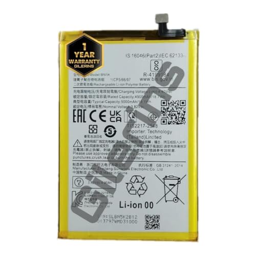 Image of Original BN5K Battery for Redmi 12C, 22120RN86G, 22120RN86I Battery with 1 Year Warranty***(SEP0088)