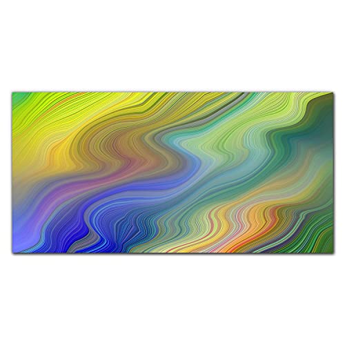 Tableau en Verre Prêt à Poser Coloray 100x50cm : Décoration Murale Verre Trempé Durable