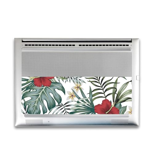 Image of Gaming Skin Compatible with HP Envy x360 16 inch (2023) - Tropical Hibiscus - Premium 3M Vinyl Protective Wrap Decal Cover - Easy to Apply | Crafted in The USA by MightySkins