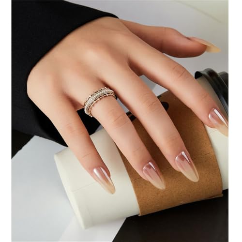 Vintage Crown Statement Open Ring for Women Pearl Beaded Adjustable Stacking Wrap Finger Band Christmas Wedding Band Fashion Jewelry3