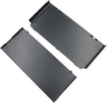 Upper Back Faceplate Cover Plates Top Bottom Case Shell for New 3DS Version (Black)