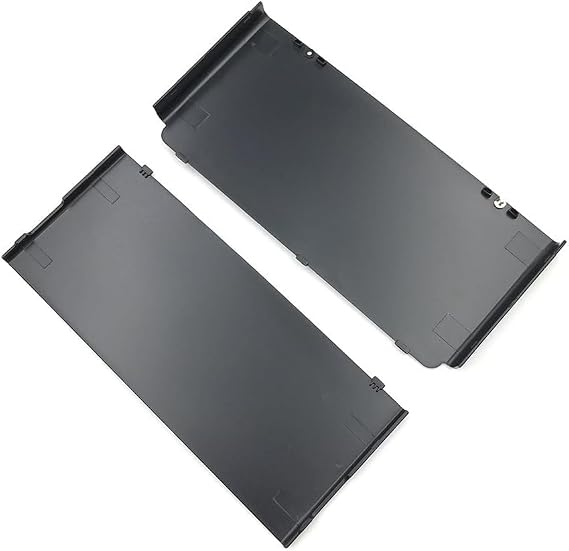 Upper Back Faceplate Cover Plates Top Bottom Case Shell for New 3DS Version (Black)