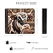 VstaDank Aztec Ethnic Tribal Cow Leather Wallet Fashion Credit Card Holder Slim Minimalist Front Pocket Soft Bifold Stylish Wallet