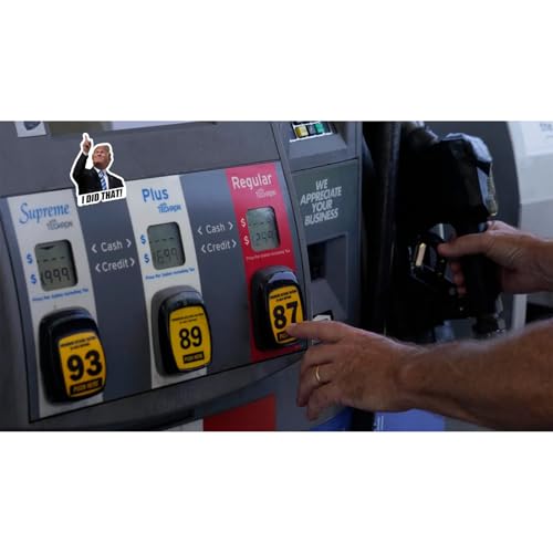 Image of 100pcs Trump I Did that Stickers Gas Pump Stickers Decal, Anti Trump Stickers, Fuck Donald Trump Mega Merchandise
