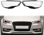 GZYF Car Auto Front Headlight Headlamp Lens Cover Replacement for Audi A3 2013-2016