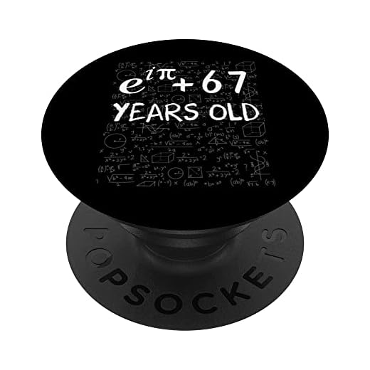 66 cumpleaños regalo Identidad de Euler matemático 66 años PopSockets PopGrip Intercambiable