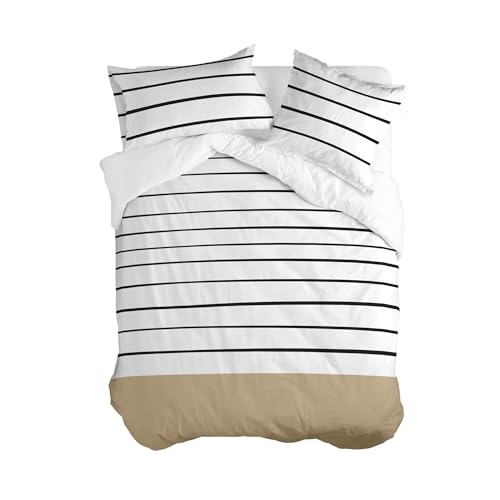 Funda nórdica 200x200 cm lit 120 housse couette blush sand