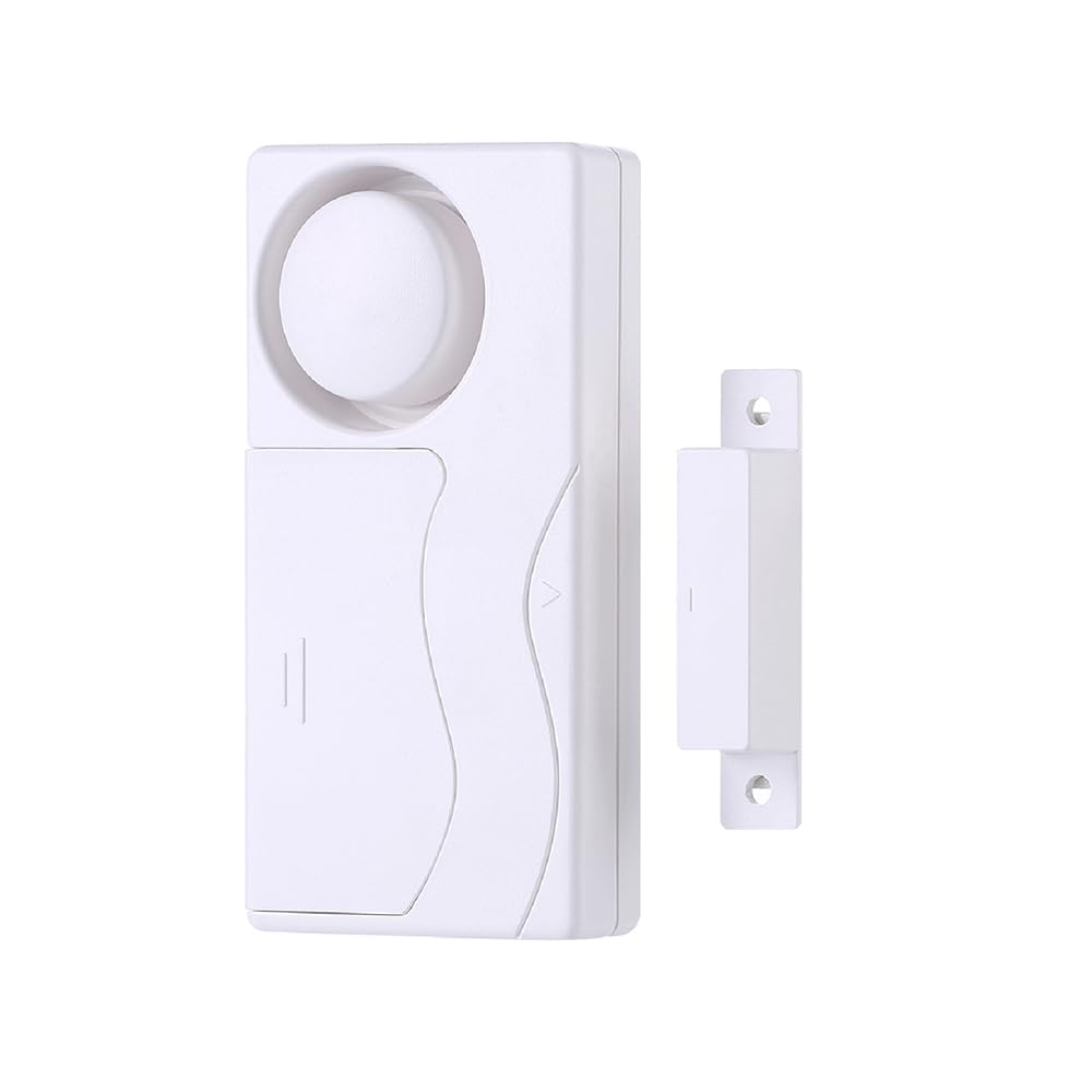 Wireless Door Sensor Alarm, Vibration Warning Burglar Alarm Anti Lost Windows Open Alarms Home Anti-Theft Security Sensor System