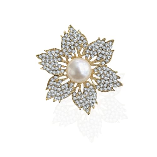 Image of Brooch Pins For Women Fashion Elegant Brooches Lapel Badges Coat Sweater Scarves Shawl Dress Accessory Wedding Party Prom Jewelry