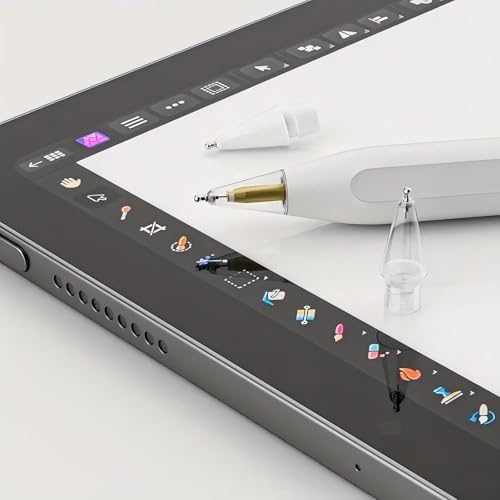 Puntas para Apple Pencil Pro repuesto de aguja compatible con Logitech Crayon 3